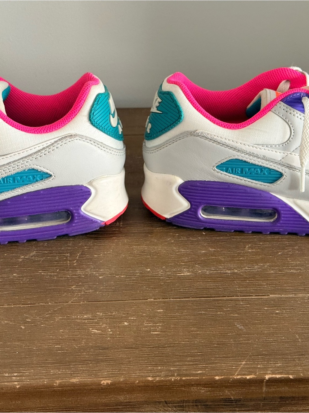 Nike Air Max 90 Retro colourful Women’s Sneakers Size 8.5 - Picture 4 of 6
